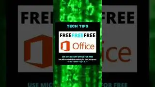 free free microsoft office  #techtip #microsoftoffice #office365 #microsoftofficefree @BlackCherry11140