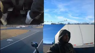 Pedal view ~ Double Clutching, Floating Gears & Progressive Shifting | Trucking vlog