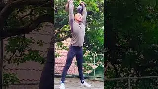 жим гирь 2x16кг
