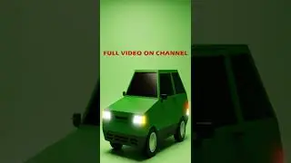 Low Poly Car in Blender | CGI devesh | 