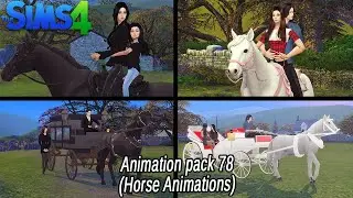 Sims 4 Animations | Animation Pack #78 | Horse Animations | Early Access