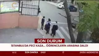 İstanbul'da feci kaza