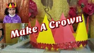 How to make a Paper Crown // DIY Crown Craft Ideas // My Simple World