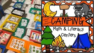 Camping Math & Literacy Centers Unit Preview