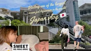 Tara bisitahin naten ang isa sa biggest ocean fed aquarium dto sa Japan! + Husband cooks breakfast