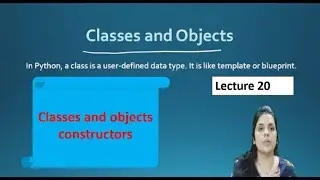 classes and objects in python