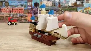 Собираем парусный корабль из конструктора Lego
