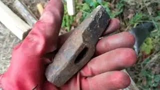 Wedges instead of an axe, for chopping firewood in 1 min with your own hands