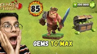ZERO to HERO maxing barbarian king (clash of clans)