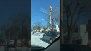 Driving in the USA during winter.