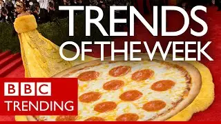 Is Rihanna's Dress really a pizza? And other trends of the week - BBC Trending