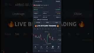 Live Bitcoin Trading in Binance Futures Trading 