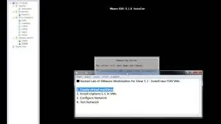 Nested Lab of VMware Workstation for View 5.1 - Install two ESXi VMs