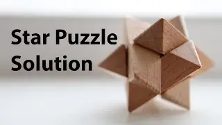 How to solve the Wooden Shooting Star Puzzle - Solution
