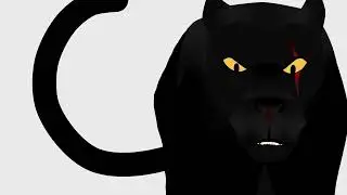 Cat animated in moho