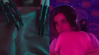 ASMR Split Screen ✨ Layered Head Massage + Leather Tapping Whispering, Ultra Tingly