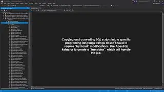 ApexSQL Refactor - Using the 
