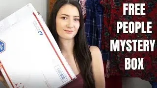 FREE PEOPLE MYSTERY BOX UNBOXING FOR POSHMARK | KOSMIC KRISTEN FASHION