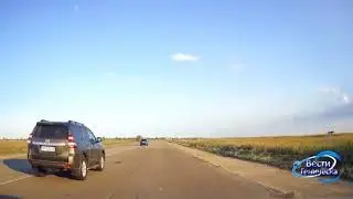 Ямочный ремонт дороги на Арабатской стрелке