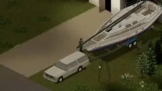 Project Zomboid - Launching a boat