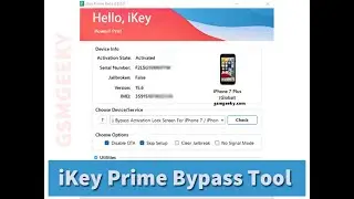 iKey tool Prime MEID GSM bypass icloud locked