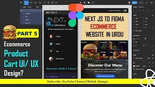 Figma Part 5: UI/UX Design Ecommerce Cart Section