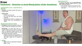 The Backpack Knee Extension Stretch | Avoiding the Manipulation Under Anesthesia (MUA)