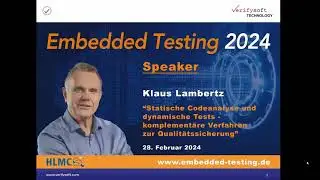 Statische Codeanalyse und dynamische Tests – komplementäre Verfahren zur Qualitätssicherung (236-to)