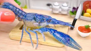 So Tasty Miniature Creamy Lobster Pasta For Dinner 🦞 Tiny Italian Seafood Style Idea by Mini Yummy