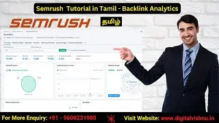 Semrush Tutorial Tamil - How To Check Backlink Profile With Semrush Backlink Analytics Menu