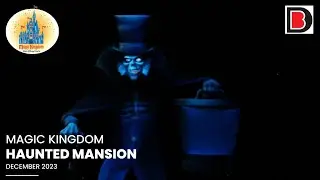 Haunted Mansion featuring the NEW Hatbox Ghost | Magic Kingdom | December 2023