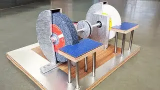 How to Make a Bench Grinder at Home