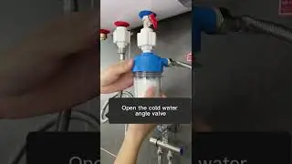 1 minite clean the electric water heater