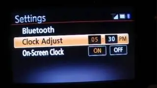 Set Clock Time 2015 Nissan Altima