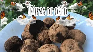 TRUFAS DE OREO CON 3 INGREDIENTES ! ( MI FAVORITO)🤍🤤