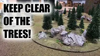Making a Rocky Forest Table for wargaming