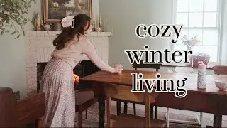A slow winter day in our historic stone cottage