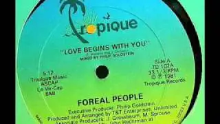 FOREAL PEOPLE - Love Begins With You (12