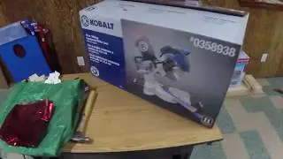 Kobalt SM2507LW COMPOUND MITER SAW Review and Calibration Teaser