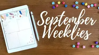 SEPTEMBER 2021 Weeklies | Digital Bullet Journal Setup | GoodNotes