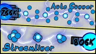 Diep.io - Streamliner and Auto Gunner Scores (806k, 766k - FFA, Maze)
