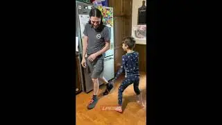 Wet butt prank with kids