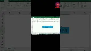 Excel tricks || Digital clock in excel || #shorts ||#learnit9m