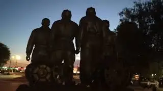 Памятник экипажу  танка Т 34  Могилёвский сквер Тула