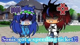 Sonic got a speeding ticket?!