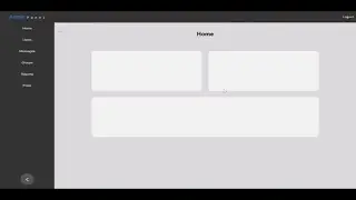 speed coding admin panel w/ login screen and logout [JS]