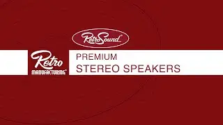 RetroSound® Premium Stereo Speakers