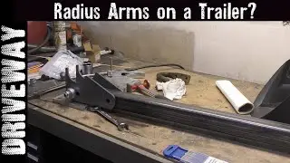 Air Ride Tandem Axle Car Trailer - Fabricating Radius Arms