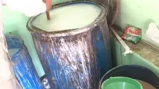 طريقةعمل عجينة الغسيل بديل المسحوق( كيف نصنع عجينه الغسيل البيضاء بطريقة سهلة وسريعة)