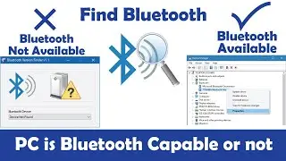 How to Check if Your Pc or Laptop has Bluetooth in Windows 10 (2021)